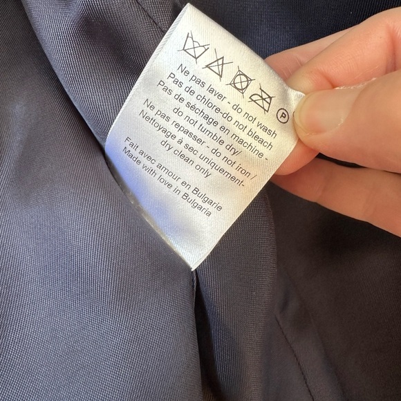 Sezane Brando Jacket, Charcoal Gray, Size 42 - Picture 4 of 5